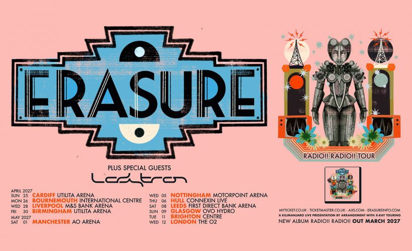 ERASURE - Radio!! Radio!! Tour Tickets