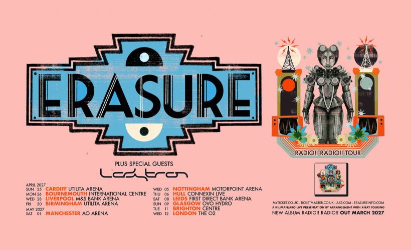 ERASURE - Radio!! Radio!! Tour Tickets