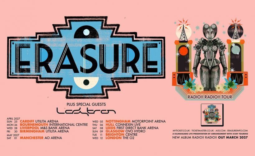 ERASURE - Radio!! Radio!! Tour Tickets
