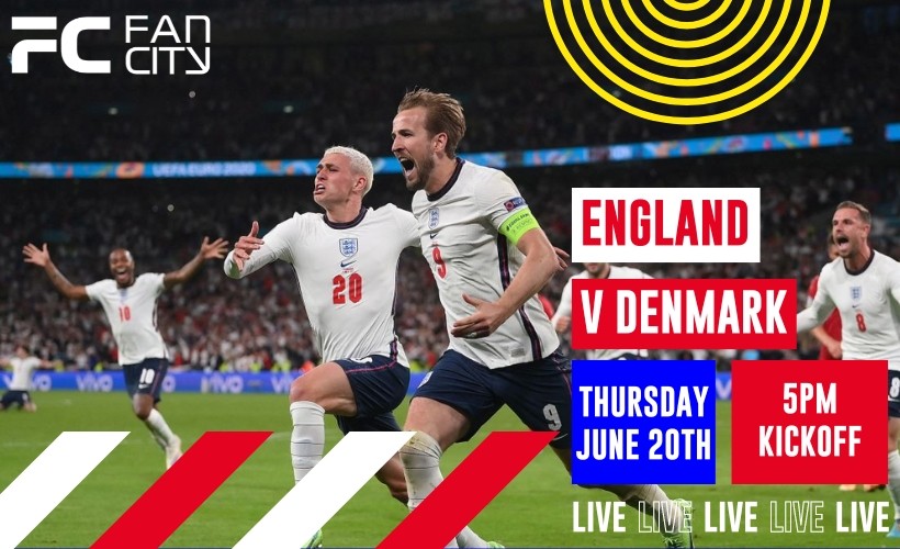 Fan City - England vs Denmark  at Devonshire Green, Sheffield