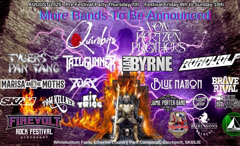 Firevolt Rock Festival 2025 - Payment Plan  at Whitebottom Farm, Stockport