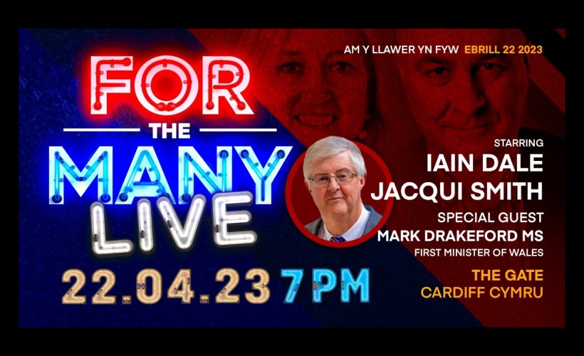 For The Many Live  at The Gate Arts Centre, Cardiff