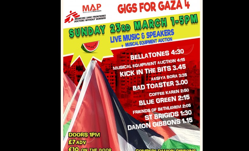Gigs For Gaza 4 Tickets