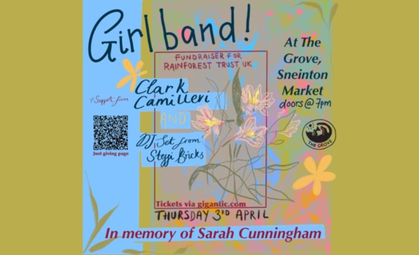 GIRLBAND! Fundraiser in memory of Sarah Cunningham  at The Grove, Nottingham