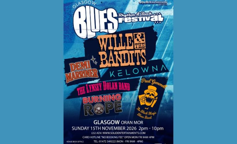Glasgow Blues, Rhythm & Rock Festival tickets