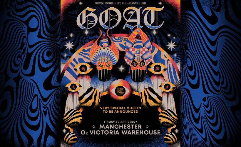 GOAT Tickets - O2 Victoria Warehouse, Manchester - 30/04/2027 19:00