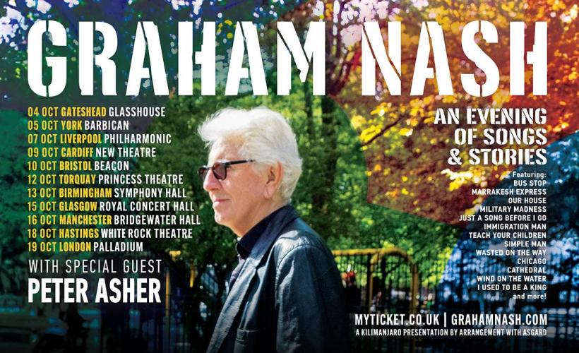 Graham Nash - More Evenings Of Songs & Stories  at York Barbican, York