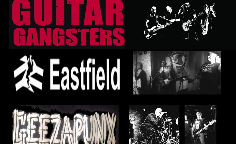 GUITAR GANGSTERS + EASTFIELD + GEEZAPUNX hit Guildford  at Suburbstheholroyd, Guildford