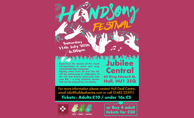Hand Song 2026  at Jubilee Central, Hull