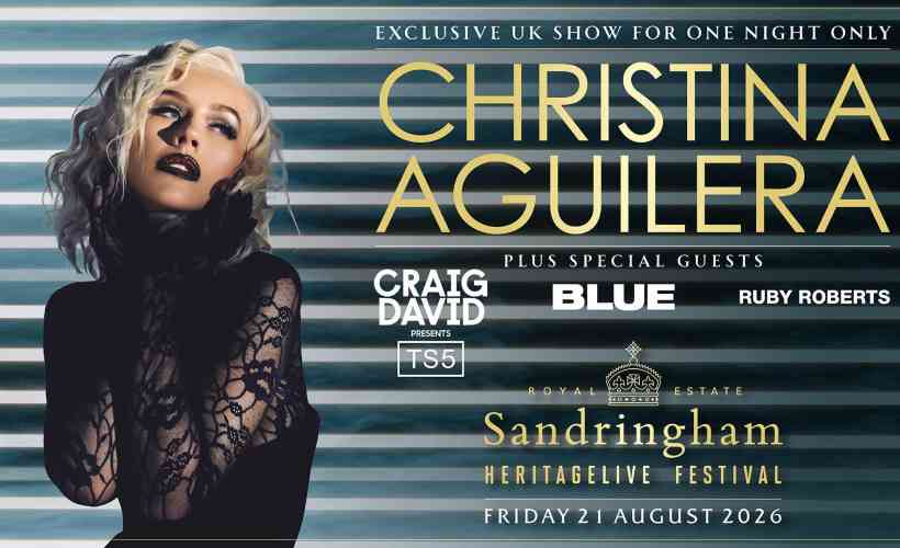 HERITAGE LIVE FESTIVAL 2026 - CHRISTINA AGUILERA tickets