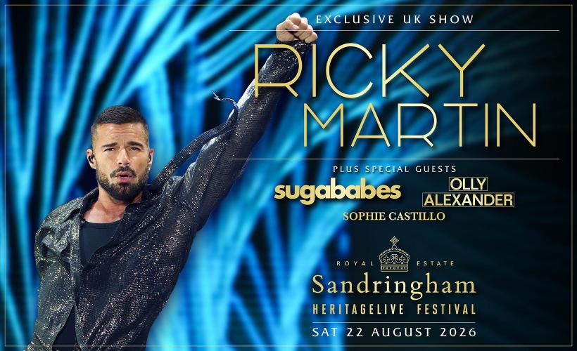 Event image for HERITAGE LIVE FESTIVAL 2026 - RICKY MARTIN 