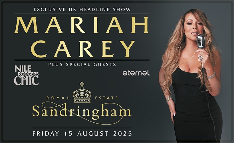 HERITAGE LIVE FESTIVALS 2025 - Mariah Carey  at Royal Sandringham Estate, King's Lynn