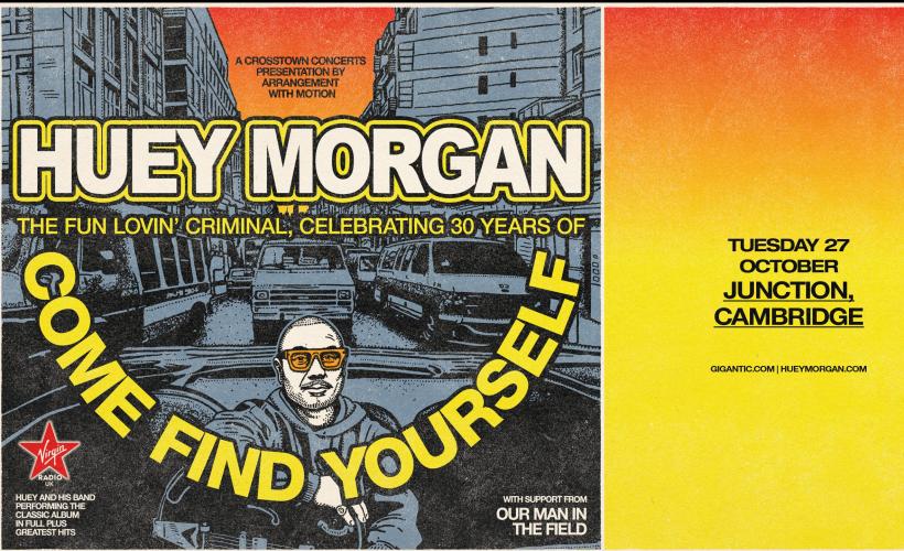Huey Morgan, The Fun Lovin’ Criminal: 2026 Autumn Tour  at Cambridge Junction, Cambridge