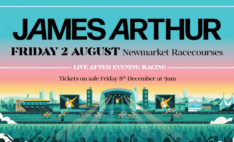 James Arthur  at Newmarket Racecourses, Newmarket