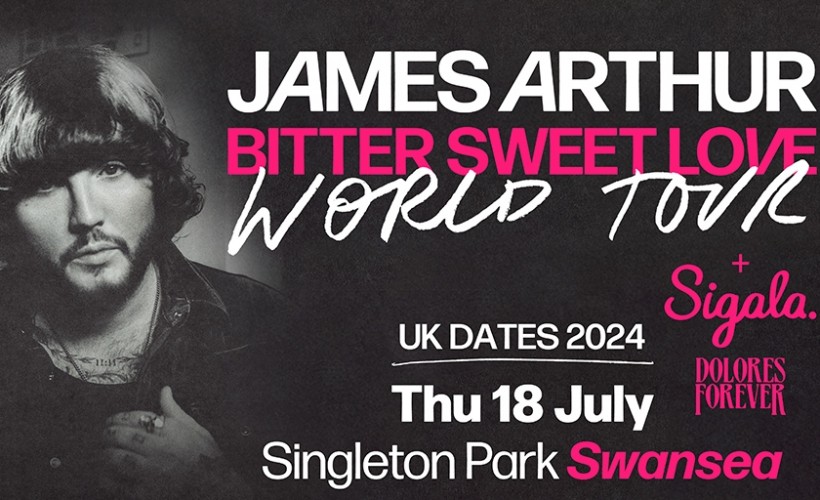James Arthur  at Singleton Park, Swansea