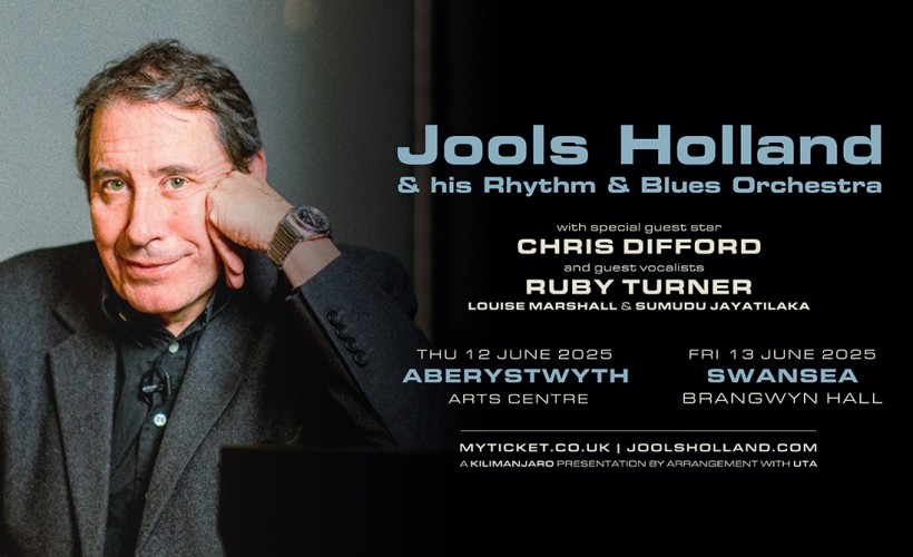 JOOLS HOLLAND and his Rhythm & Blues Orchestra  at Brangwyn Hall, Swansea