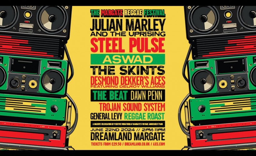 Julian Marley & Uprising Band   at Dreamland, Margate