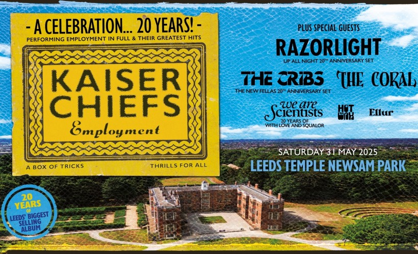 Kaiser Chiefs - Celebrating 20 years of Employment  at Temple Newsam, Leeds