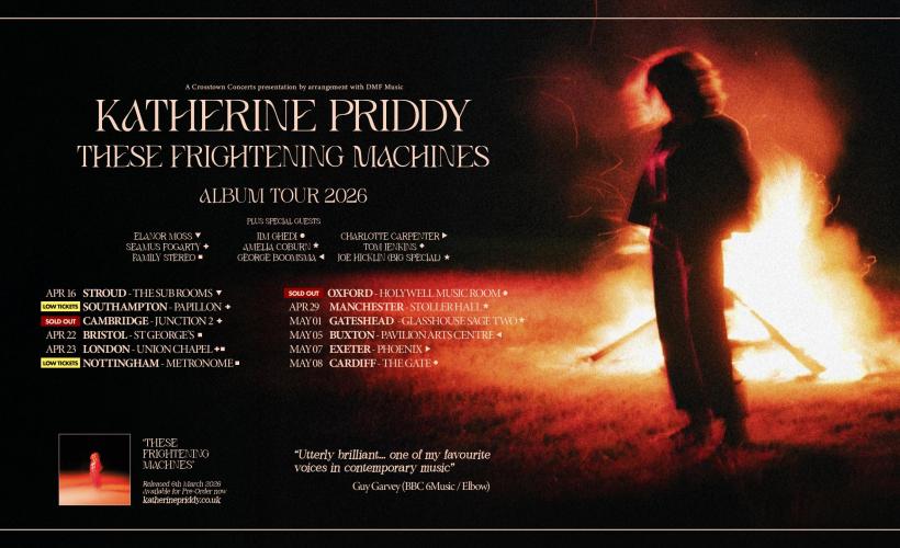Katherine Priddy - THESE FRIGHTENING MACHINES ALBUM TOUR 2026  at Exeter Phoenix, Exeter