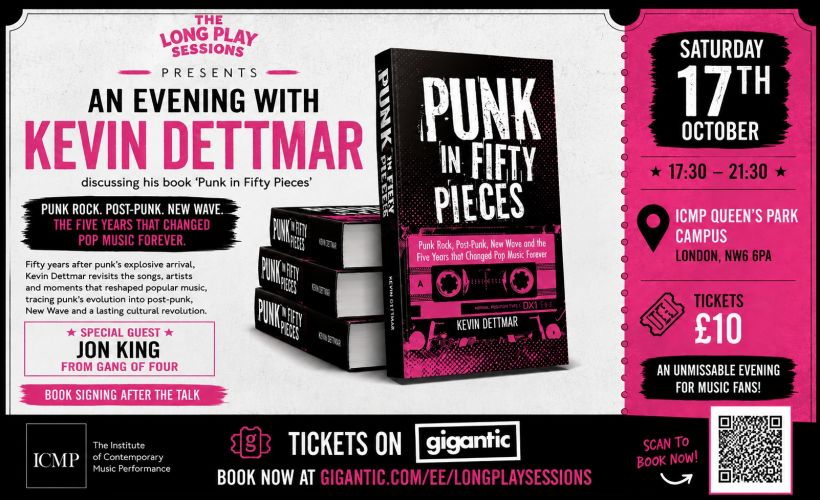 Kevin Dettmar In Conversation and Book Signing with Jon King (Gang of Four) tickets