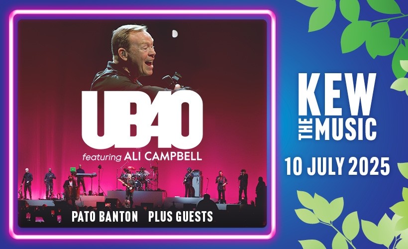 Kew The Music: UB40 feat Ali Campbell  at Royal Botanic Gardens Kew, Richmond, London