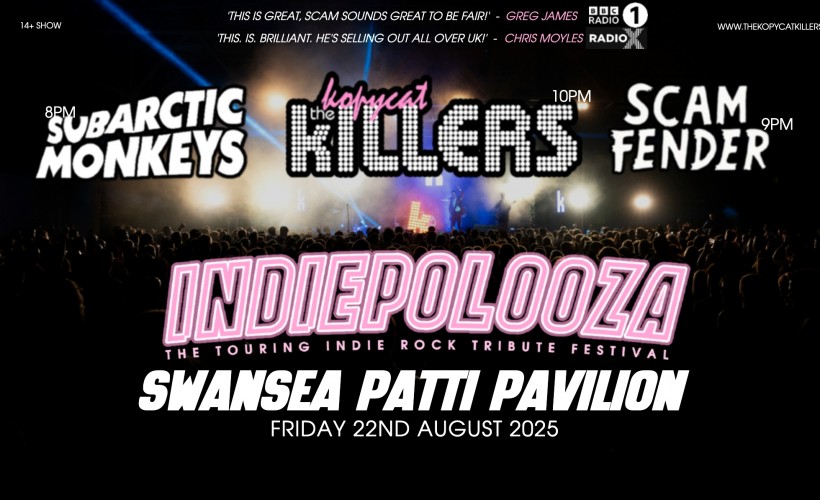 Kopycat Killers v Scam Fender v Subarctic Monkeys  at Patti Pavilion, Swansea