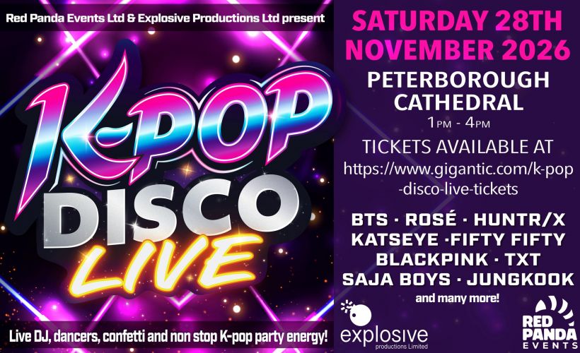 K-Pop Disco Live  at Peterborough Cathedral, Peterborough