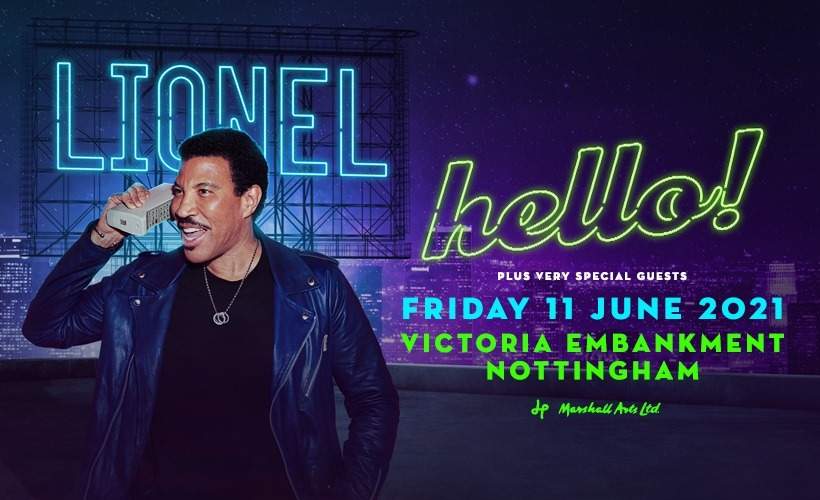 Lionel Richie Tickets Victoria Embankment, Nottingham 12/06/2022 1600