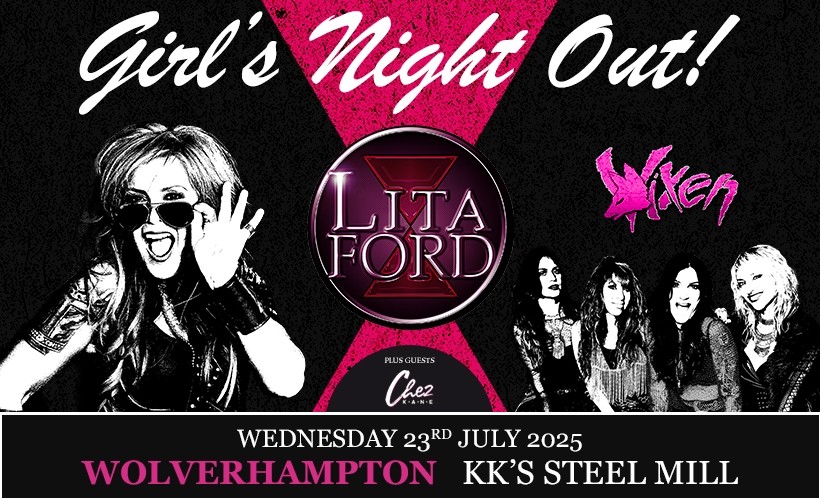 Lita Ford  at KKs Steel Mill, Wolverhampton