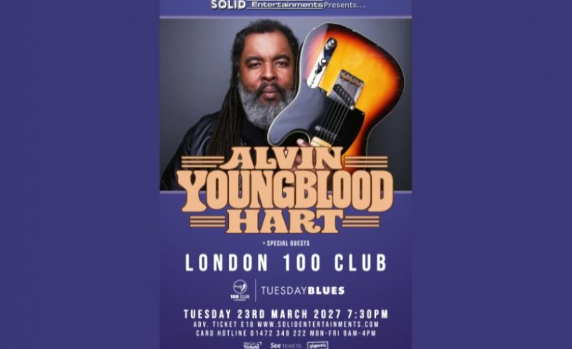 London 100 Club Tuesday Blues: Youngblood Hart tickets