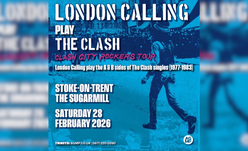 London Calling Play the Clash ‘Clash City Rockers’ Tour  at The Sugarmill, Stoke-on-Trent