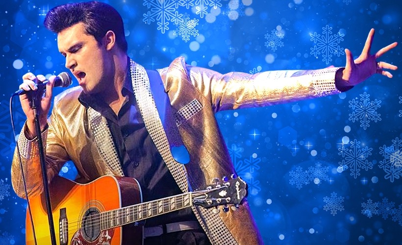 Louis Brown as Elvis - Christmas Concert  at St Mary's Chambers, Rossendale