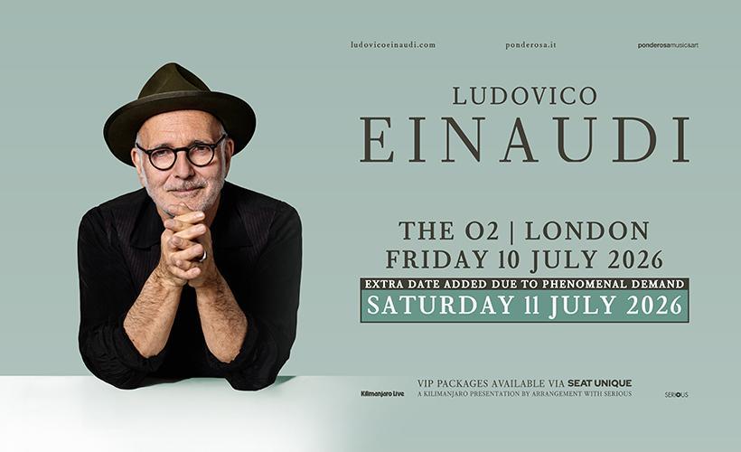 Ludovico Einaudi  at The O2 arena, London