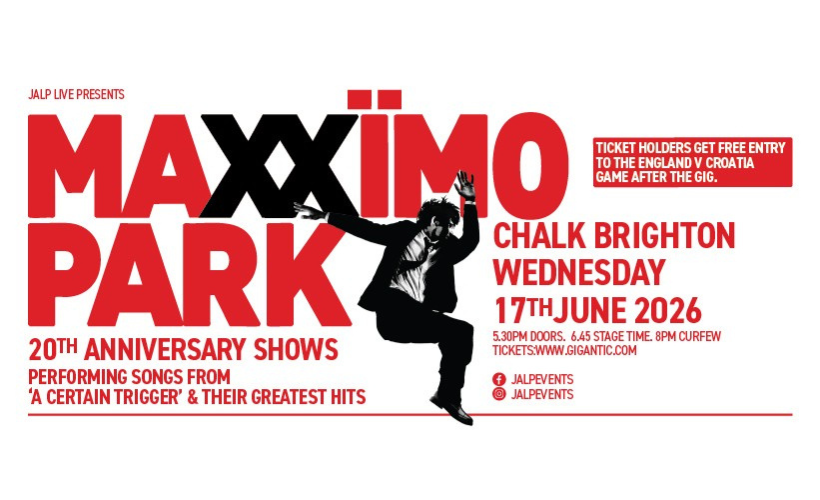 Maximo Park: 20th Anniversary Shows performing songs from A Certain Trigger & their greatest hits  at Chalk, Brighton