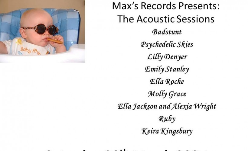 MAX'S RECORDS PRESENS: The Acoustic Sessions Tickets