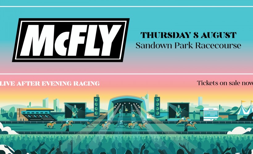 McFly  at Sandown Park Racecourse, Esher