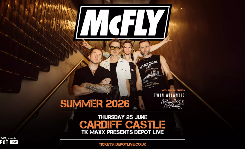 Mcfly - Summer 2026  at Cardiff Castle, Cardiff
