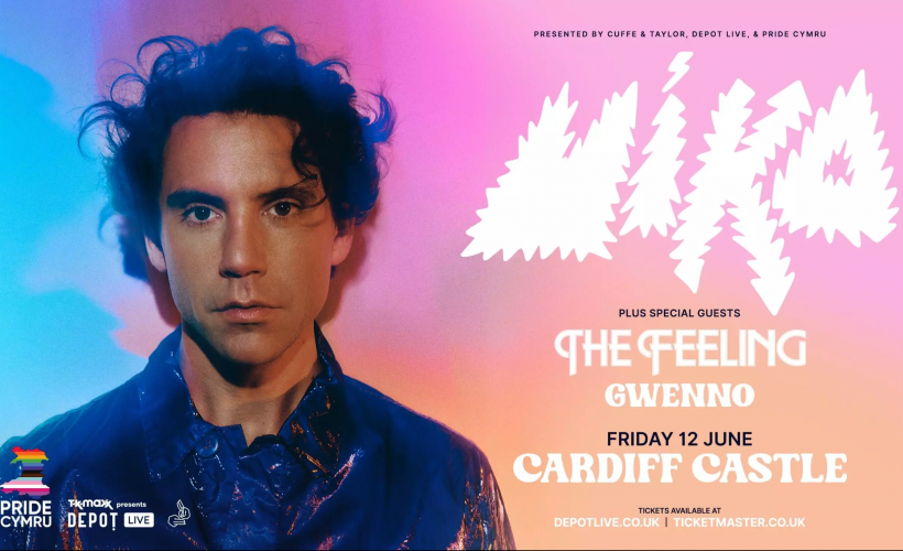 Mika  at Cardiff Castle, Cardiff