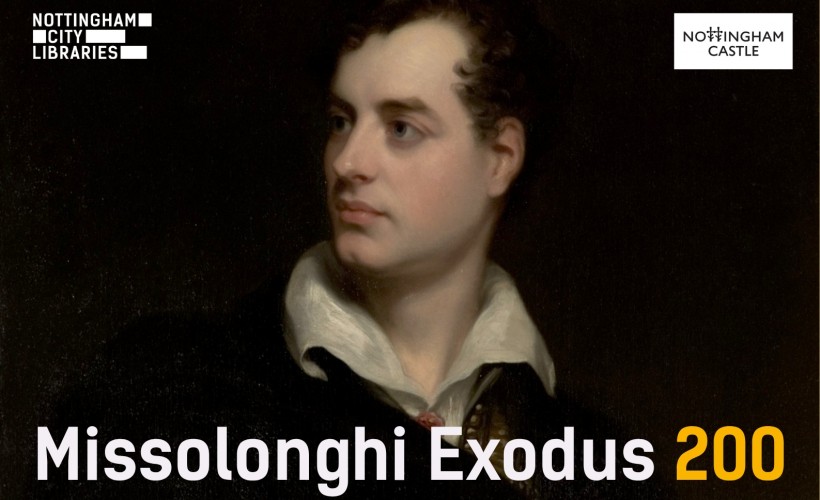Missolonghi Exodus 200: Byron and Rebellion  at Nottingham Central Library, Nottingham