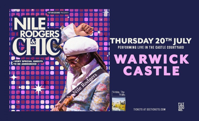 Nile Rodgers feat CHIC  at Warwick Castle, Warwick