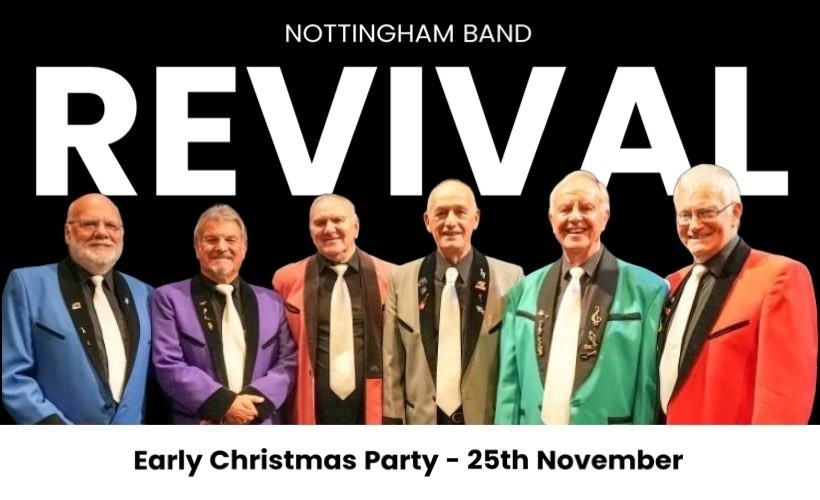 Nottingham Band REVIVAL  - Early Christmas Party   at Mapperley Plains Social Club, Nottingham