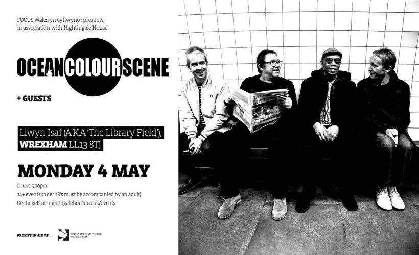 Ocean Colour Scene  at Llwyn Isaf (Library Field), Wrexham