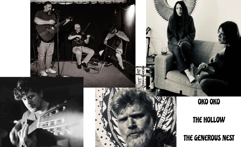 OKO OKO / THE HOLLOW / THE GENEROUS NEST  at Langley Tracks, Hexham