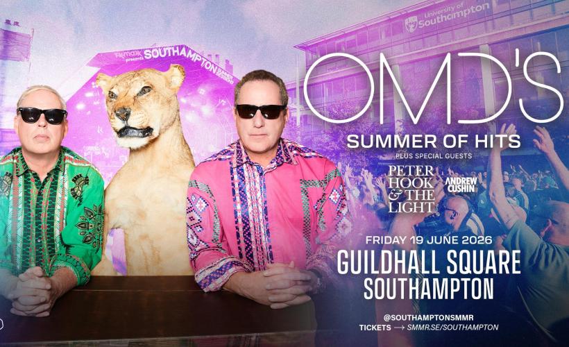 Orchestral Manoeuvres in the Dark  at Guildhall Square, Southampton