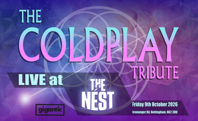 Event image for Paradise in The Nest, The Coldplay Tribute Show!