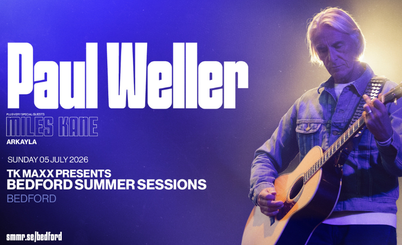 Paul Weller  at Bedford Park, Bedford 