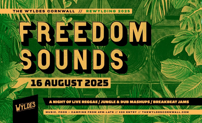 Rewylding Series - FREEDOM SOUNDS  at The Wyldes, Week St. Mary