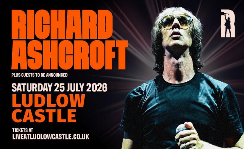 Richard Ashcroft  at Ludlow Castle, Ludlow