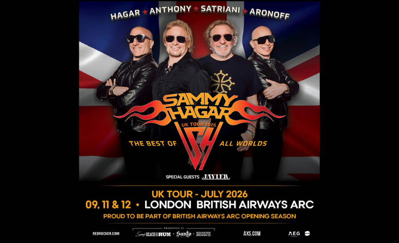 Sammy Hagar  at British Airways ARC, London
