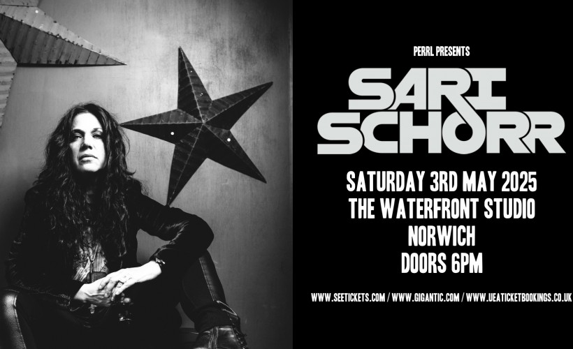 Sari Schorr  at Waterfront Studio, Norwich